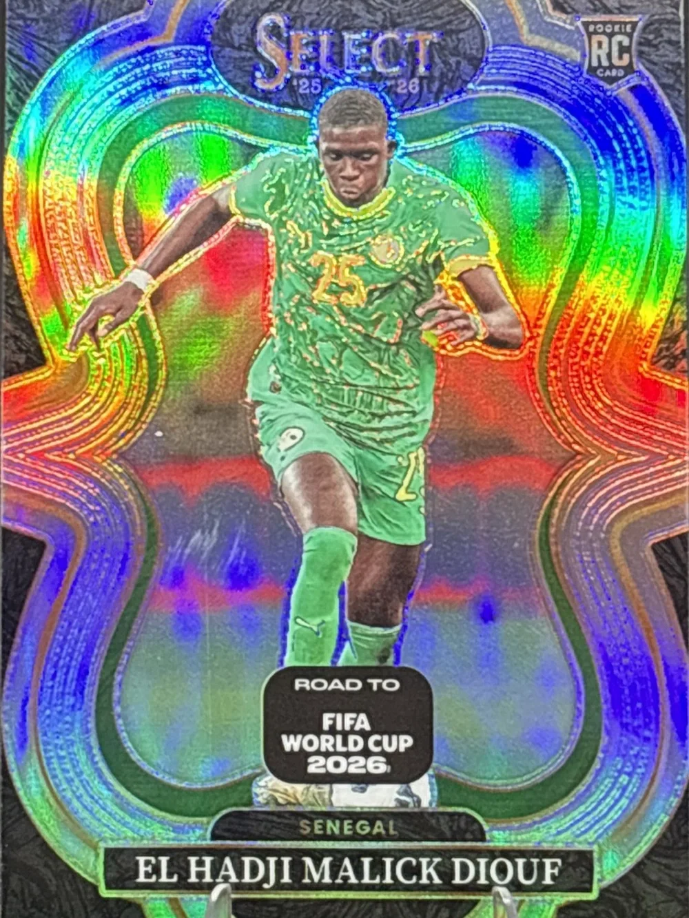 El Hadji Malick Diouf FIFA World Cup 2026 Soccer Trading Card - Mezzanine Prizm